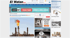 Desktop Screenshot of elwatan.dz