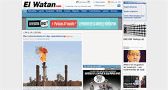 Desktop Screenshot of elwatan.com